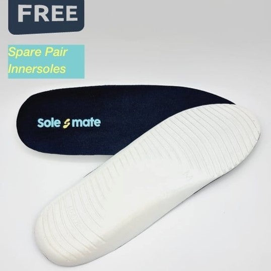 Solemate free second pair in inner sole foot bed pu comfort flex flexible wlking casual lifestyle support for shoes footwear machine washable friends