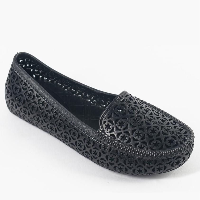 Women's Black Comfortable Loafers | Solemate Shoes
