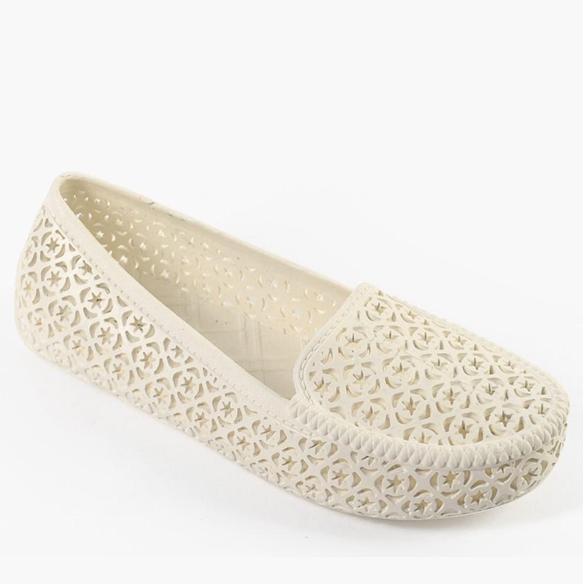 Women's white Comfortable Loafers | Solemate Shoes